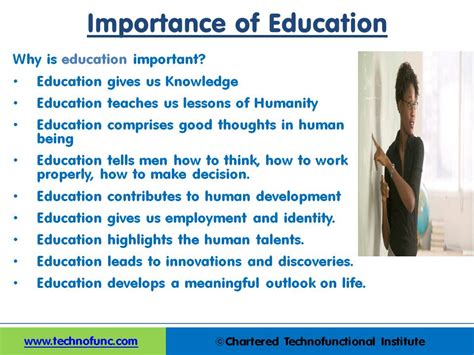 The Importance of Education